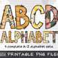 Summer Doodle Alphabet Letters