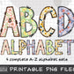 Spring Floral Alphabet PNG