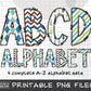 Father's Day PNG Alphabet Sublimation, Happy Father's Day Alphabet Clip Art PNG Designs