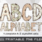 Vintage Flowers Alphabet