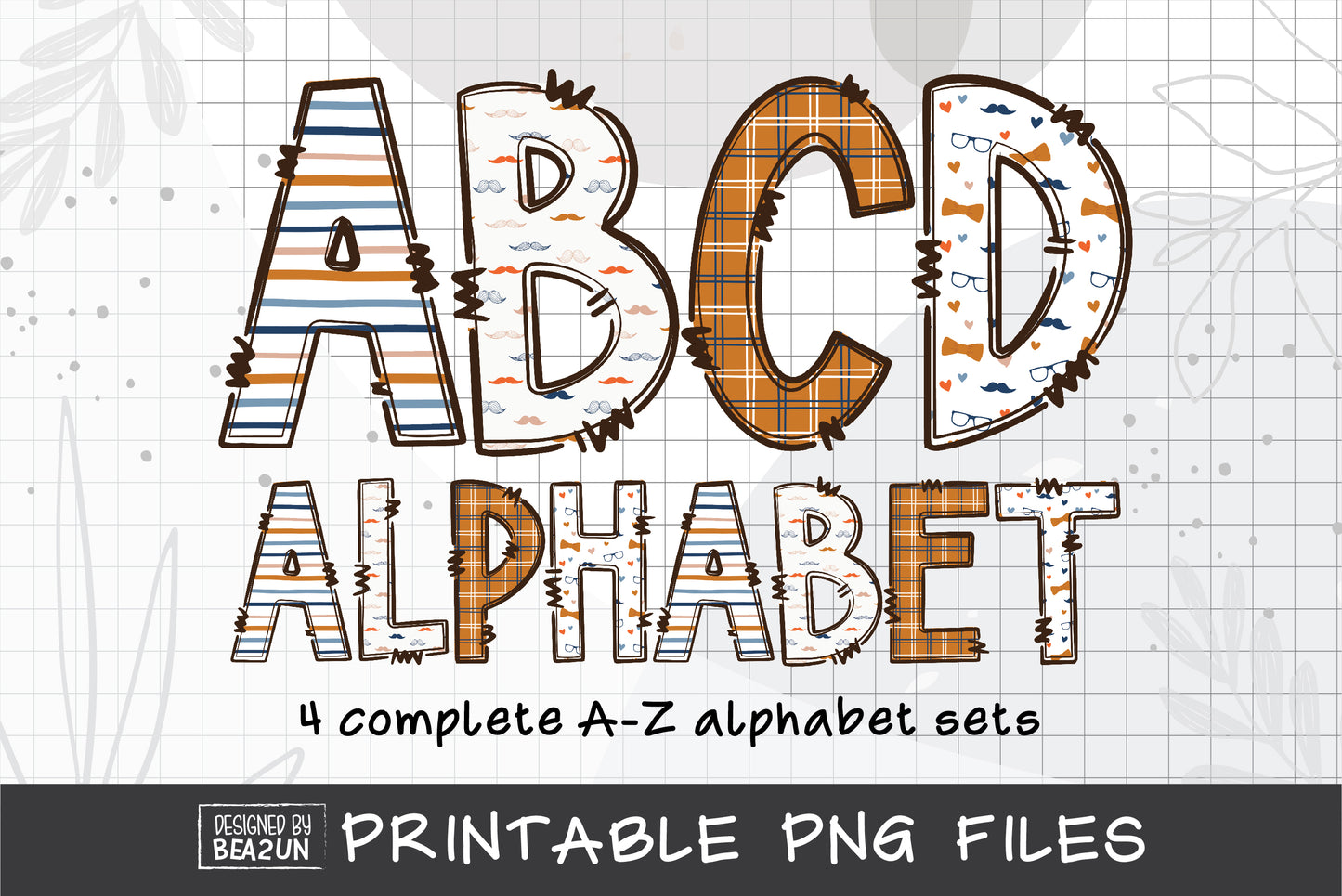 Vintage Alphabet Letter