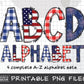 Patriotic Alphabet PNG Bundle