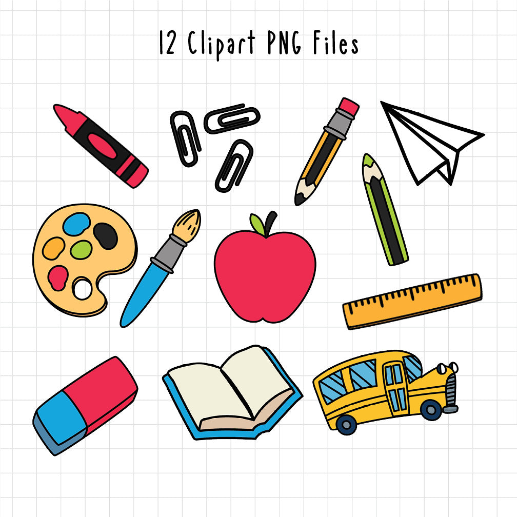 school clip art png sublimation