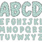 Boho Alphabet PNG