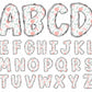 Peach Alphabet PNG