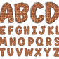 Safari Animal Print Alphabet PNG