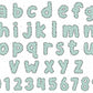 Vintage Alphabet PNG