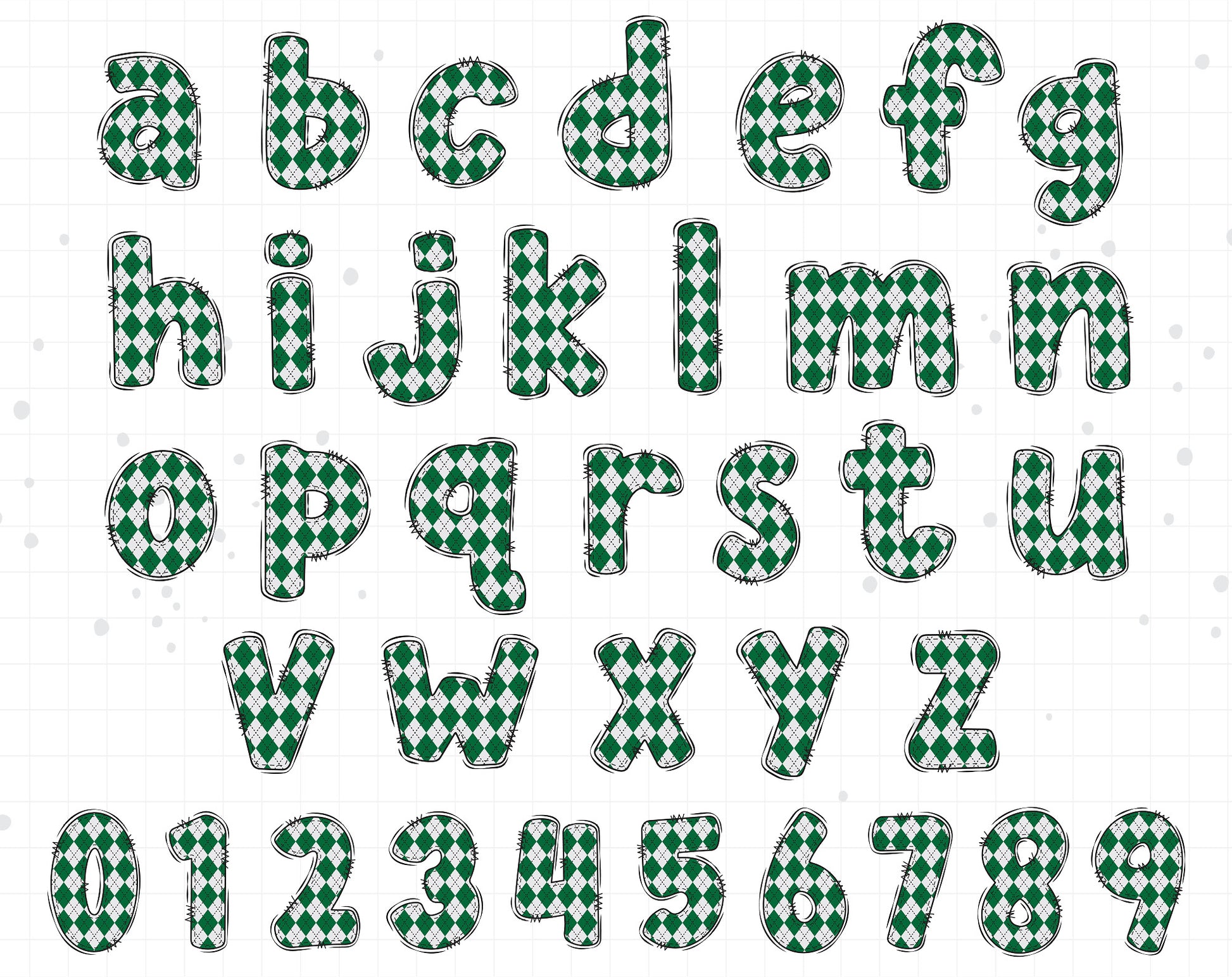 Harry Potter Slytherin Alphabet