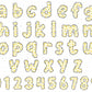 Summer Lemon Alphabet Clipart