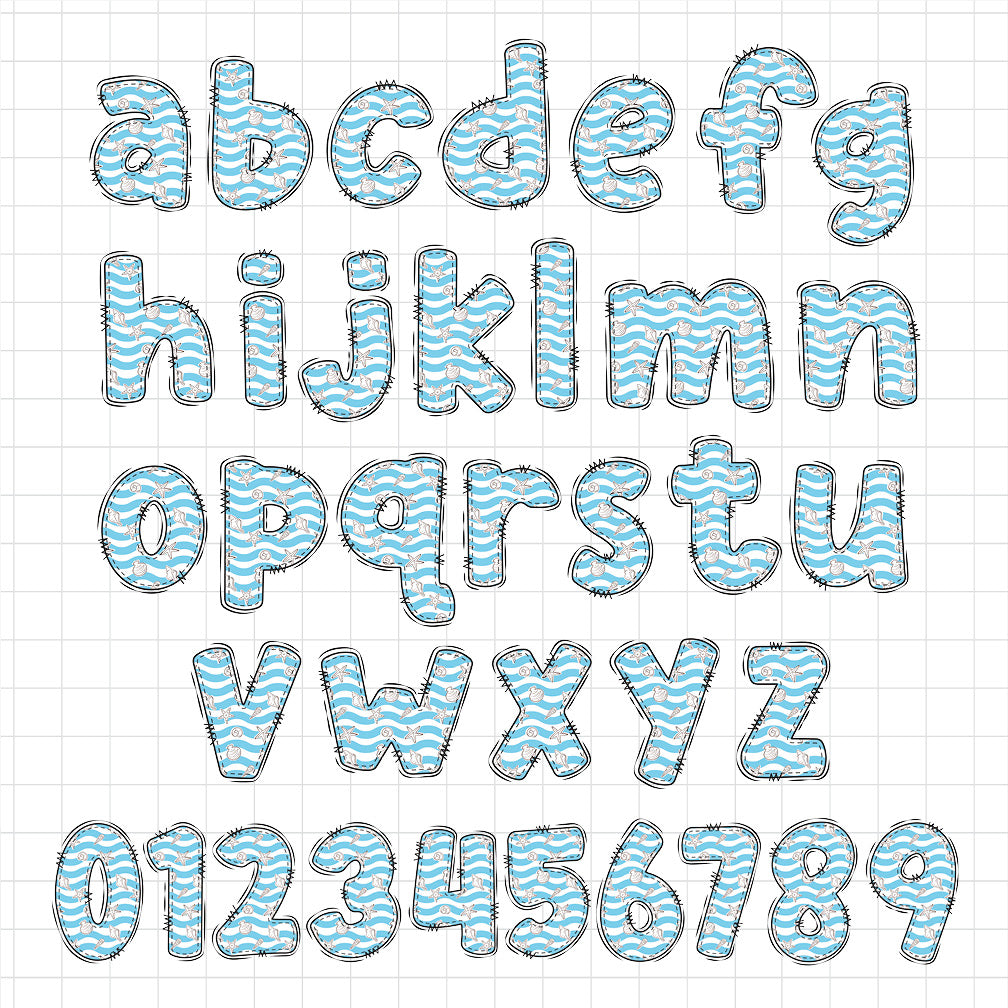 Summer Alphabet Letters