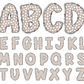 boho doodle alphabet letters