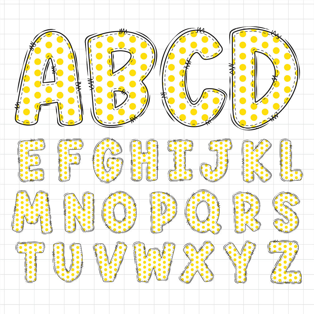 Summer Alphabet Letters