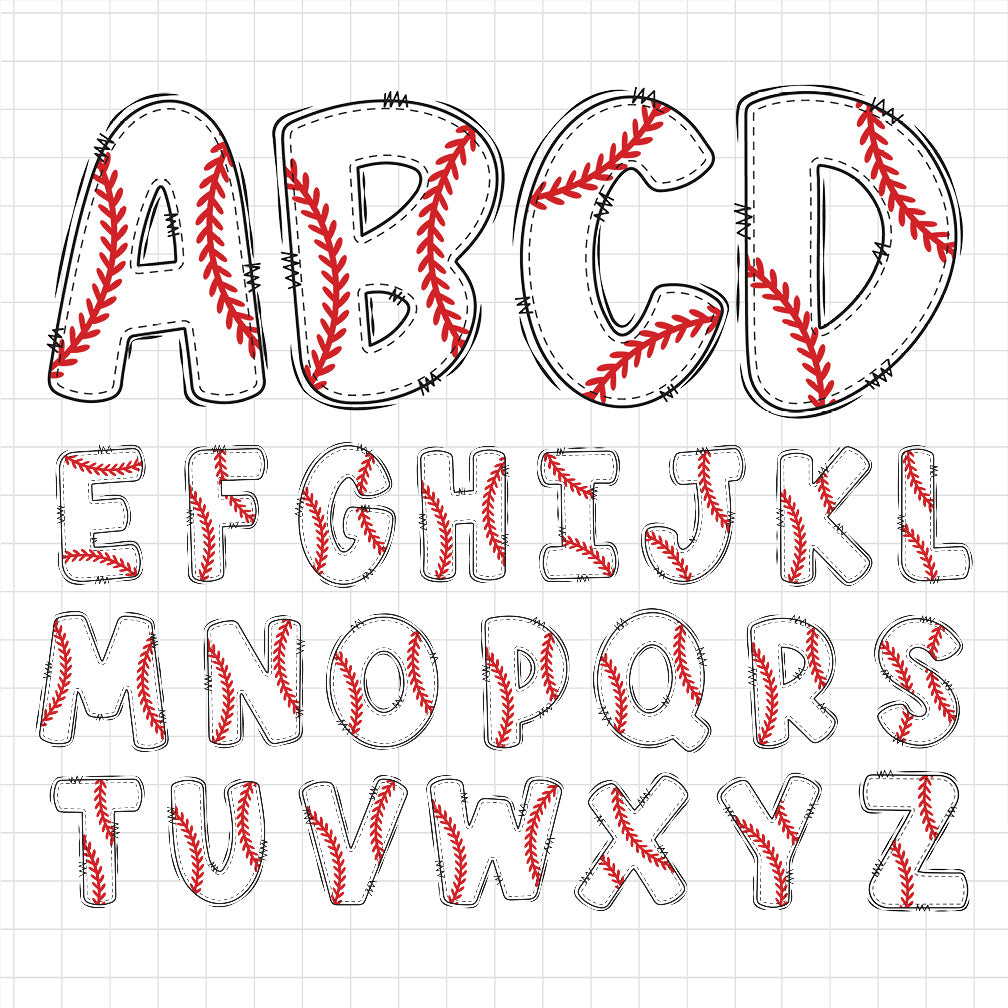 baseball alphabet png