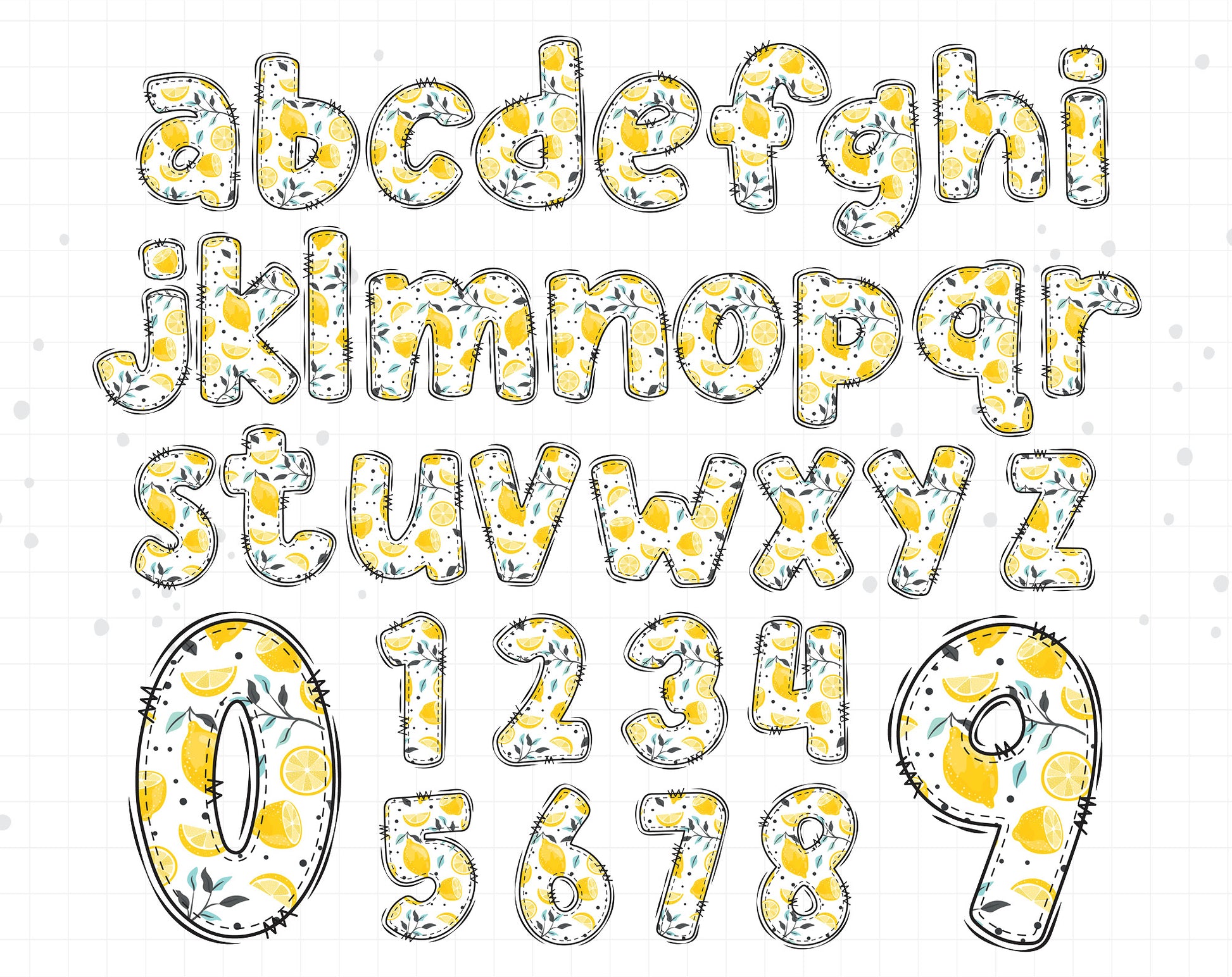 summer alphabet letters