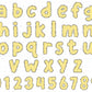 Lemon Doodle Letters Clipart