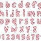 cherry doodle alphabet letters