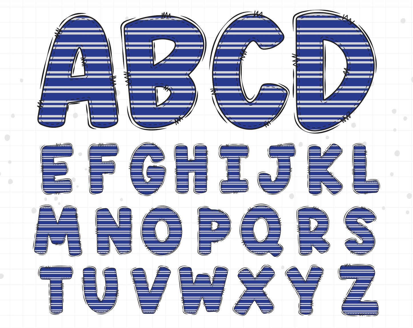 Ravenclaw Alphabet Letters