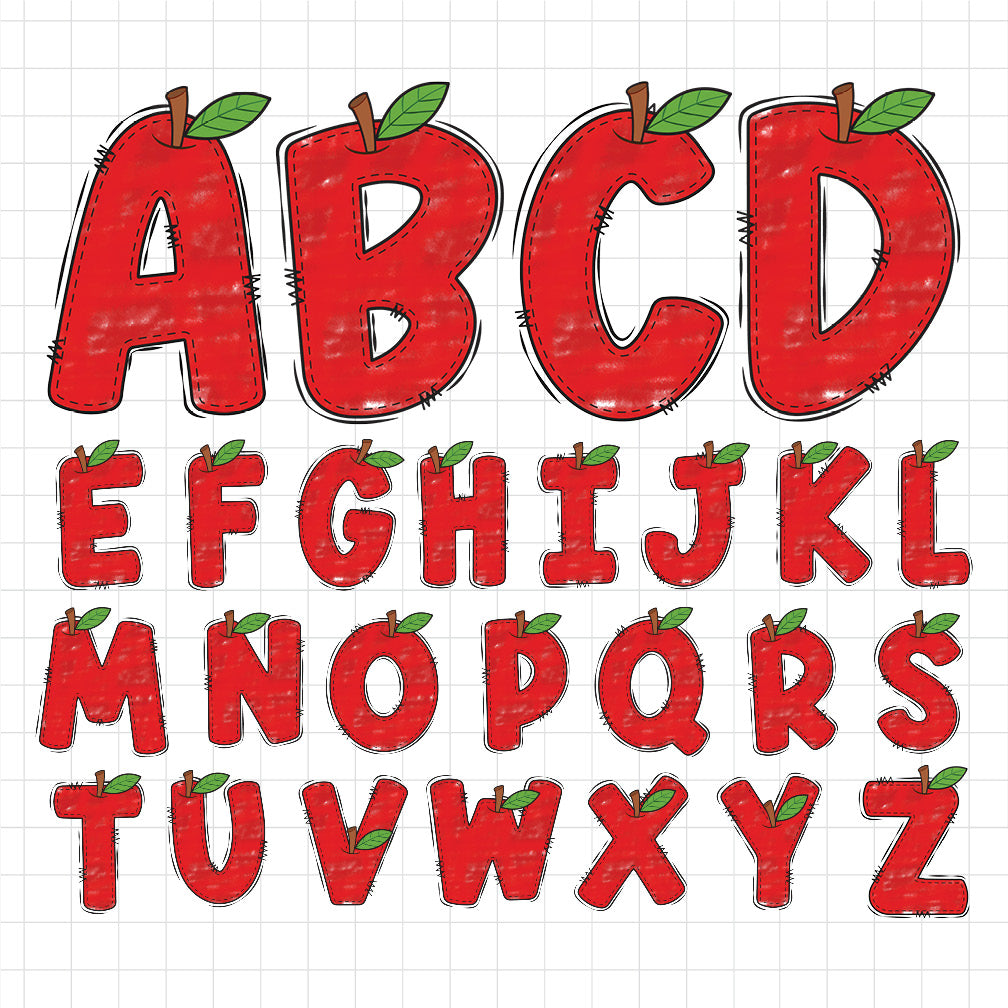 School Alphabet Letters