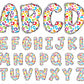 rainbow leopard alphabet letters