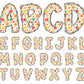 citrus doodle alphabet png