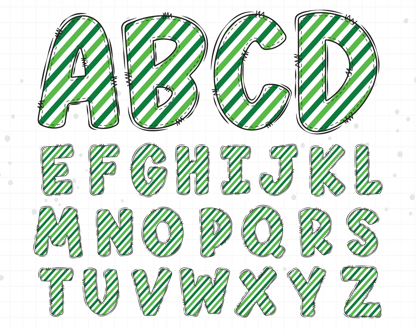 Football Doodle Alphabet