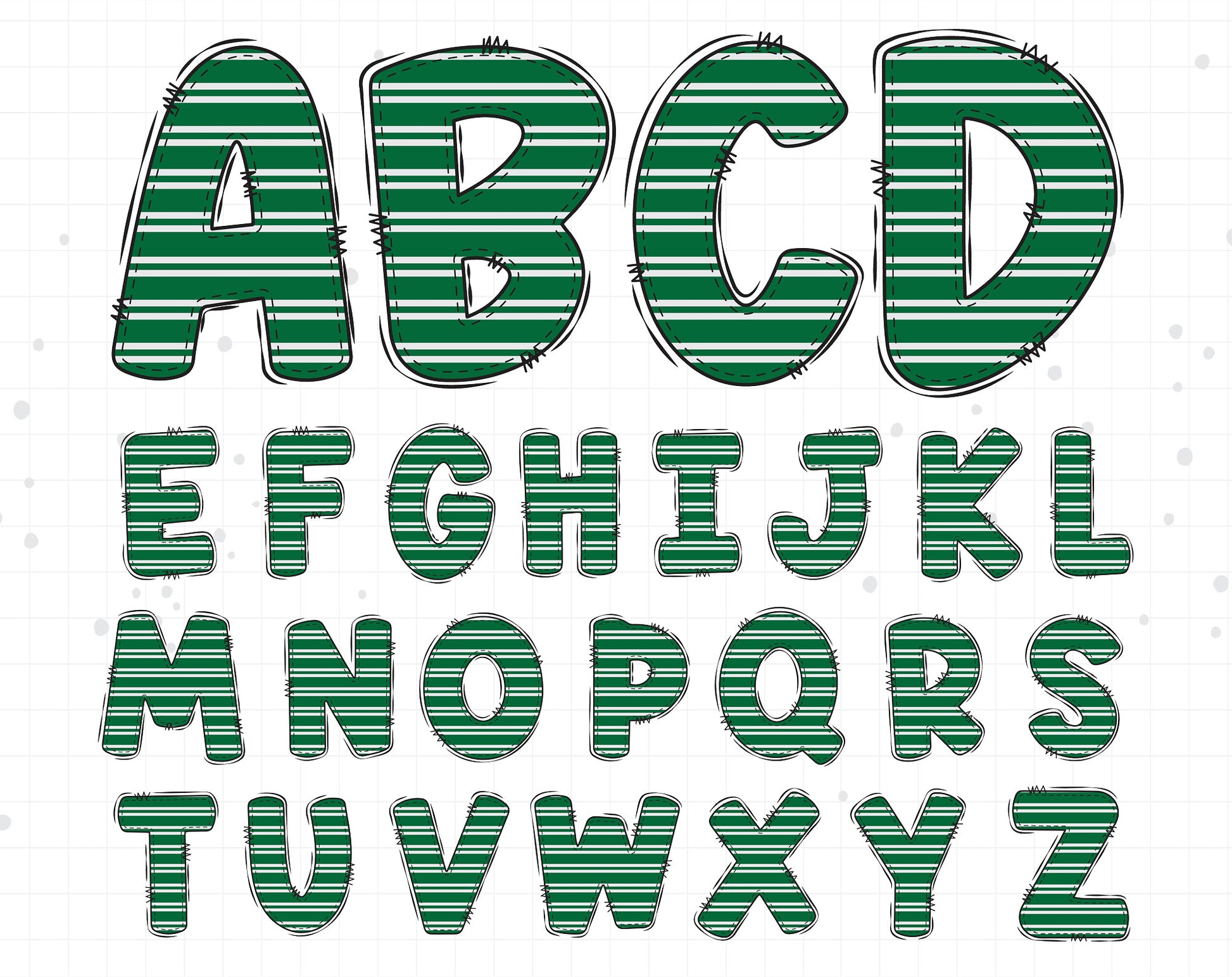 Harry Potter Slytherin PNG Alphabet