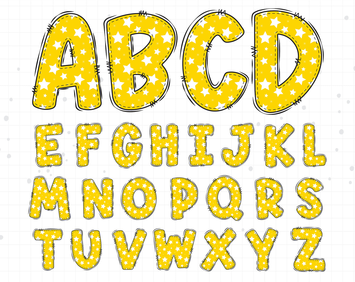 cowboy alphabet letters