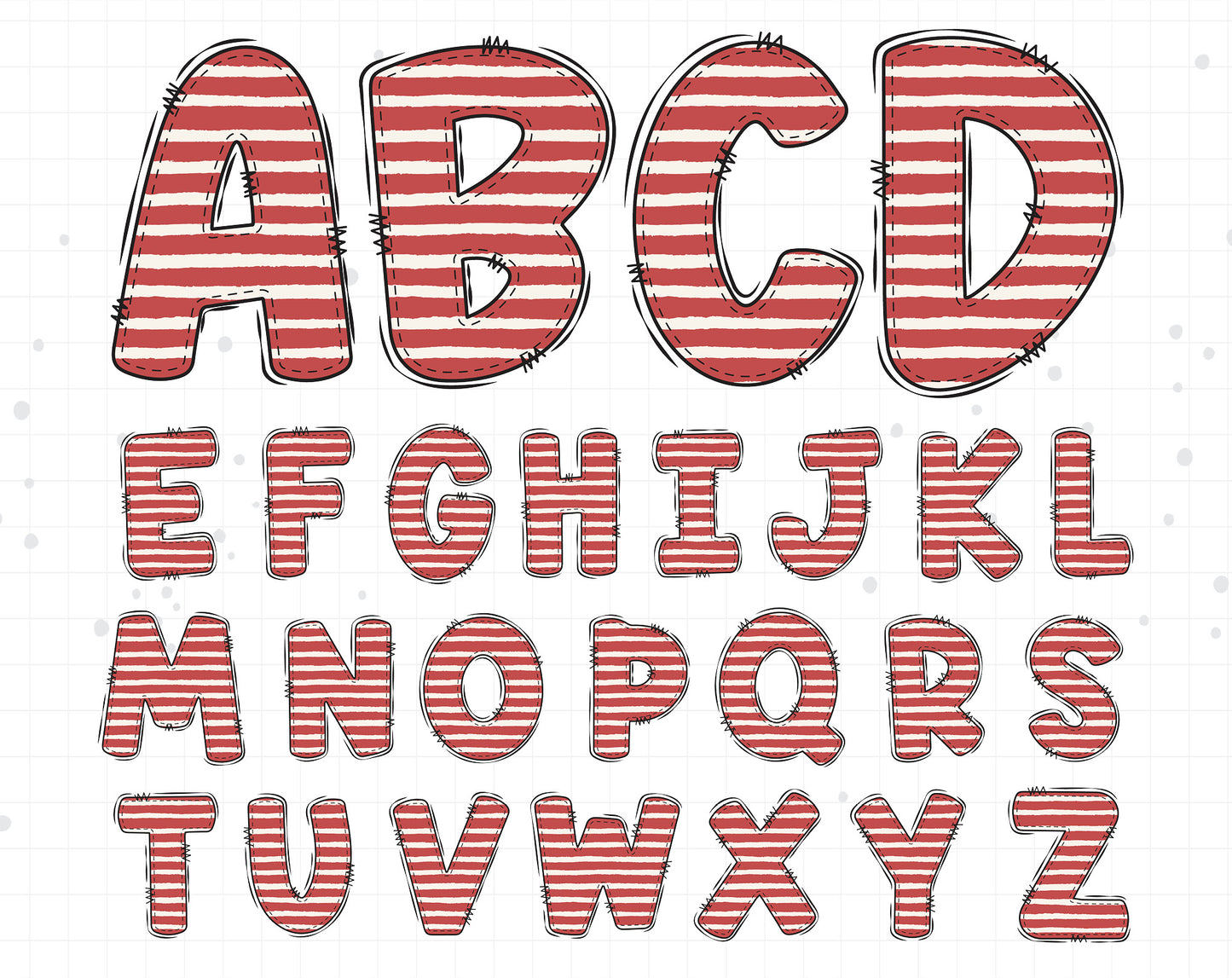 Boho Alphabet Letters