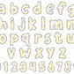 Lemon Summer Alphabet Letters