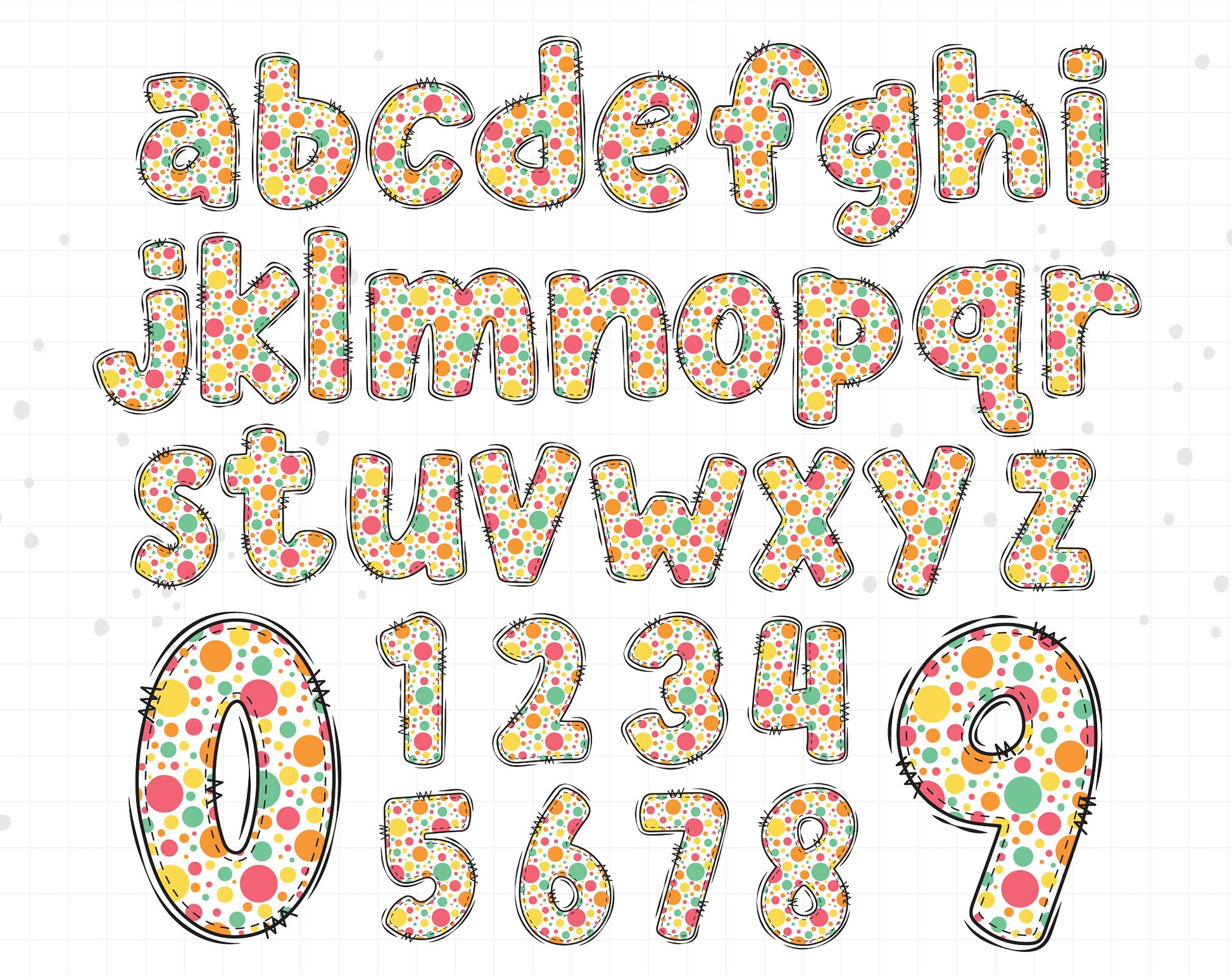 citrus alphabet letter