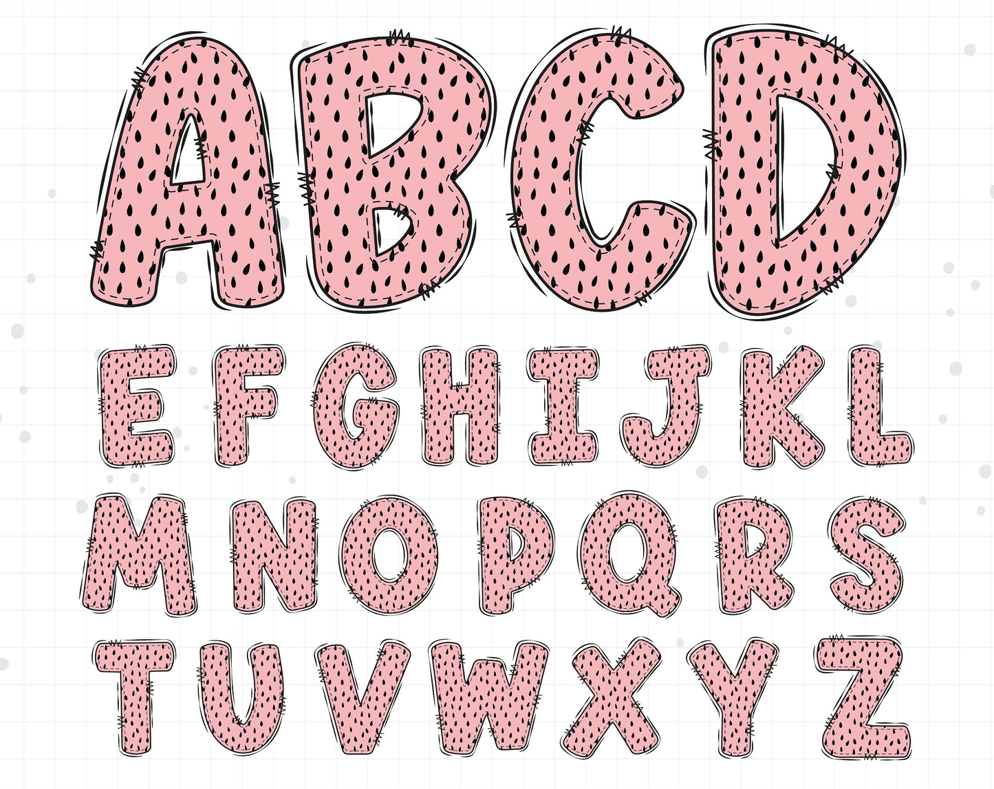 Watermelon Printable Letters