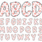 Peaches Doodle Alphabet Clipart