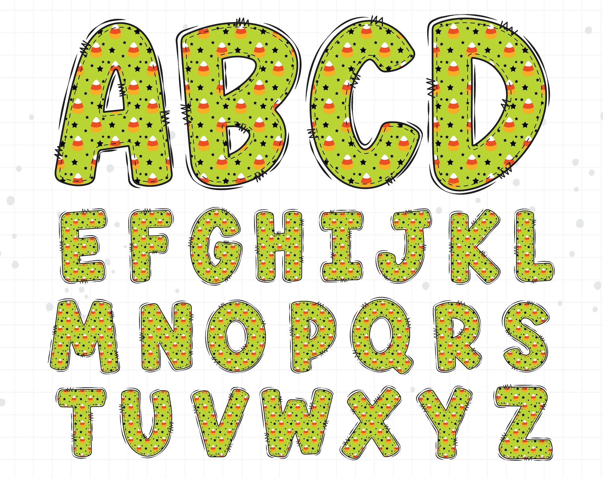 Halloween Alphabet Letters