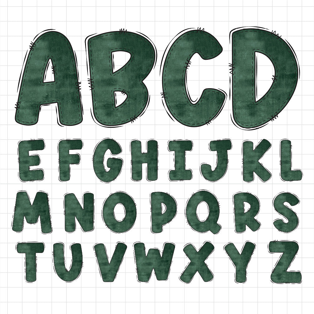 School Alphabet Letters