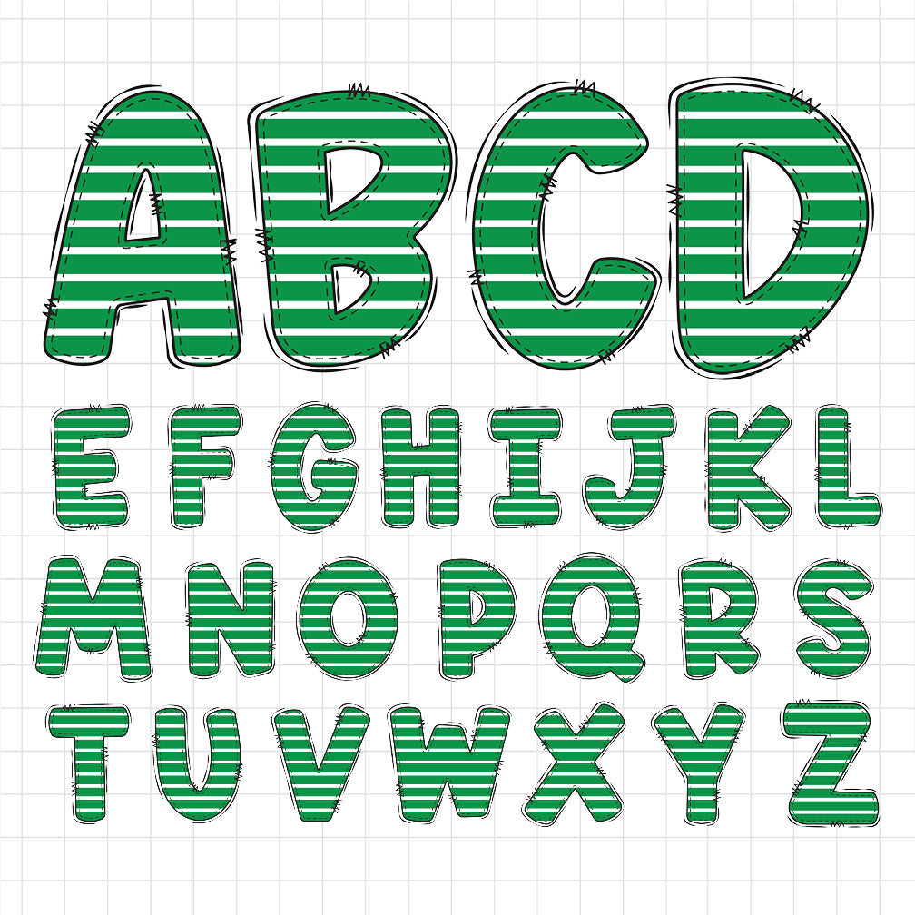 Summer Doodle Letters