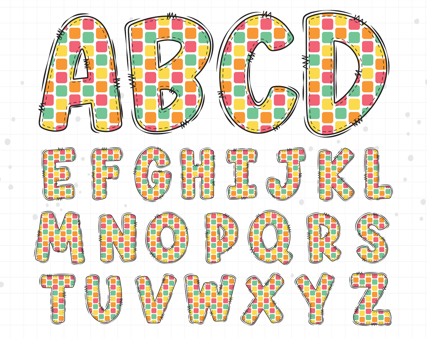 doodle alphabet png