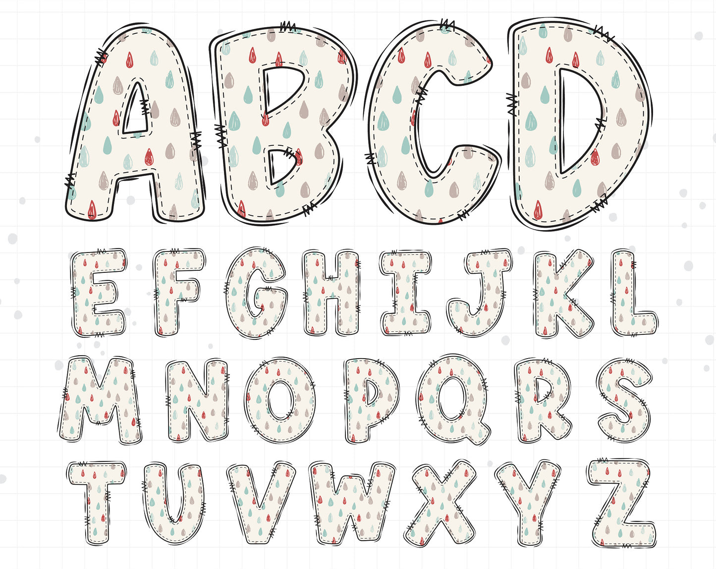 VIntage Alphabet Letters