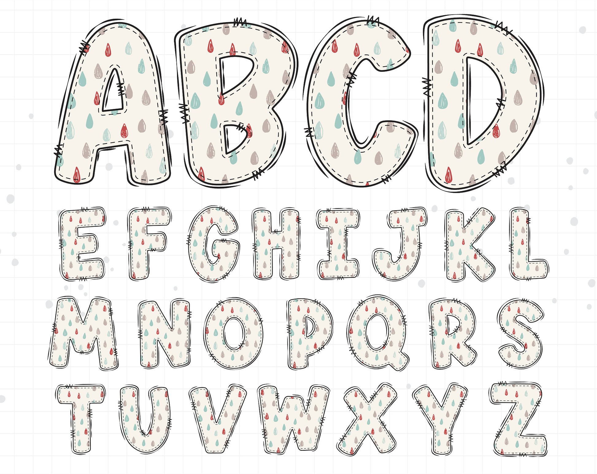 VIntage Alphabet Letters