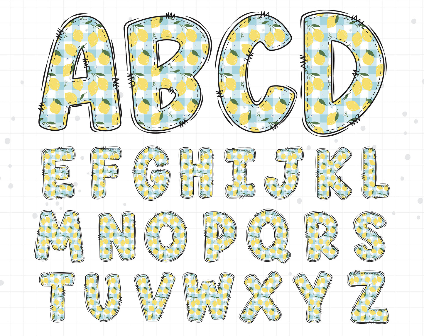 Summer Alphabet Letters