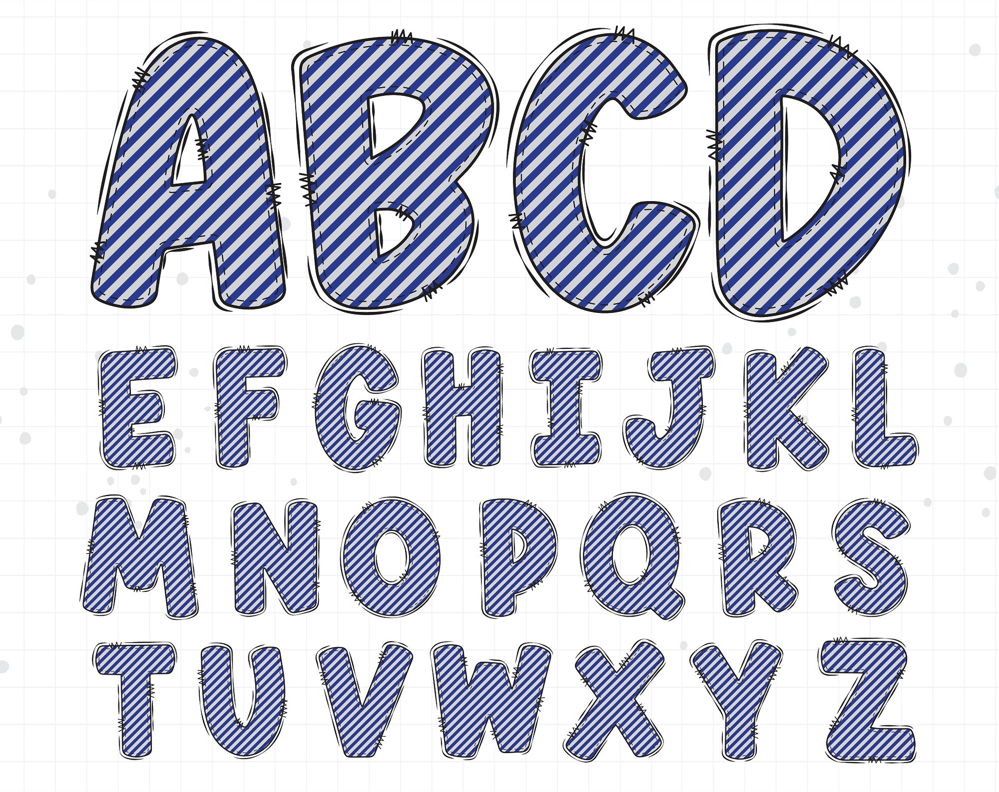 Harry Potter Ravenclaw Alphabet PNG