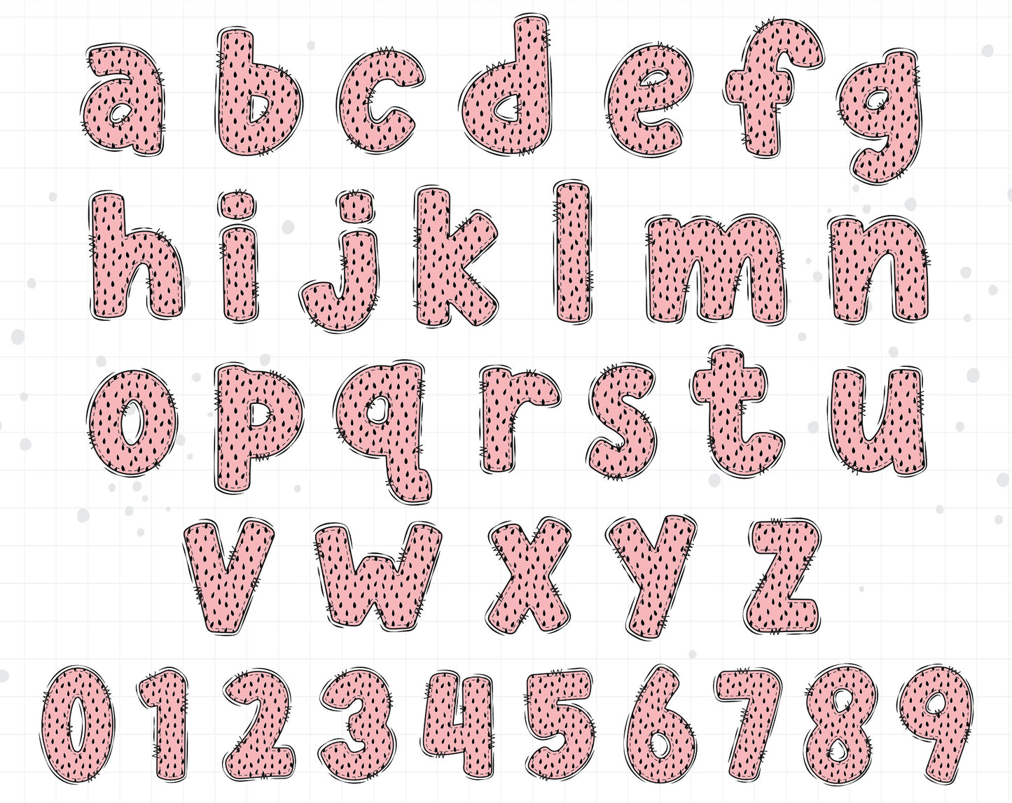 Watermelon Printable Alphabet