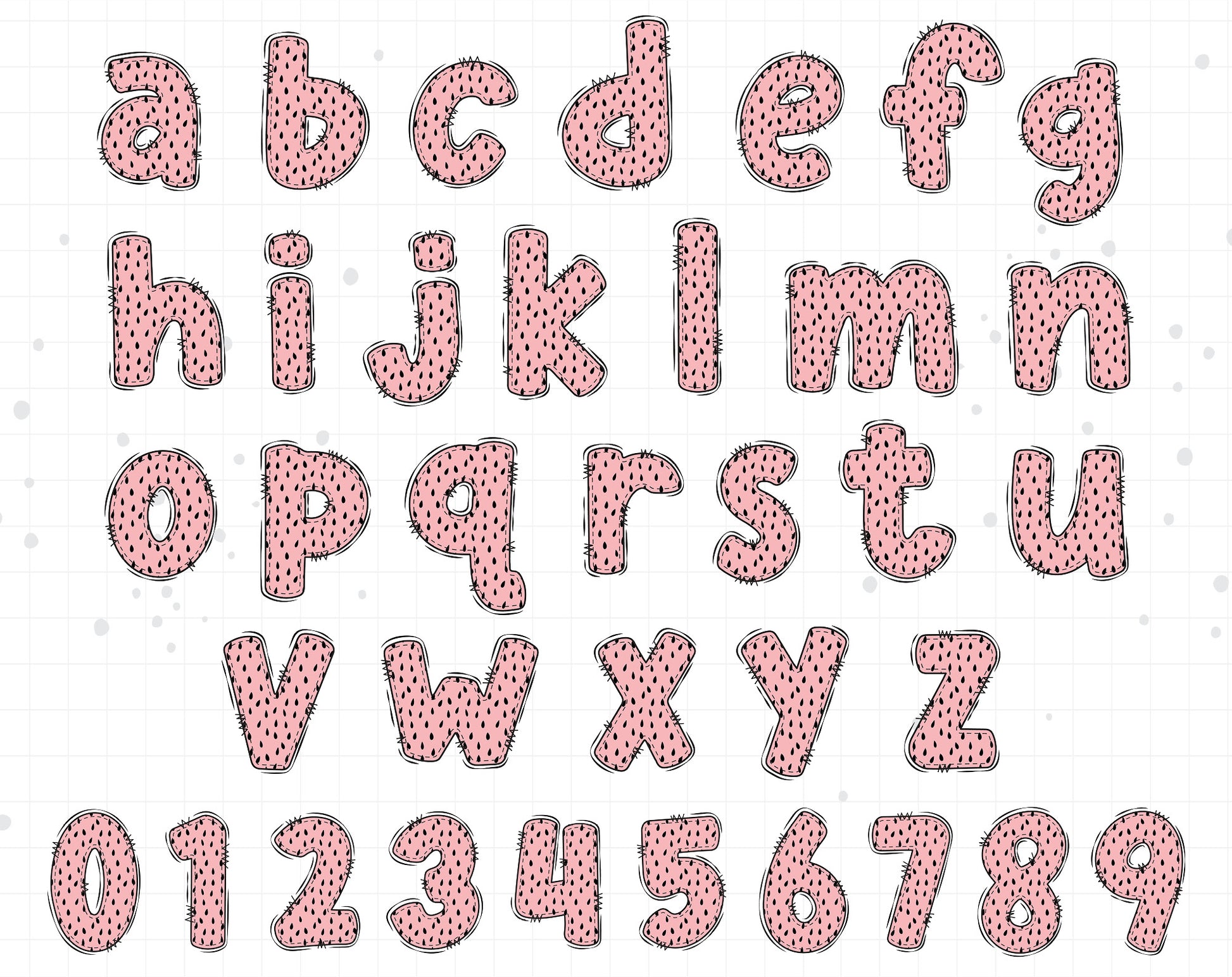 Watermelon Printable Alphabet