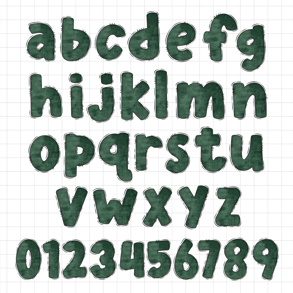 School Alphabet Sublimation