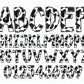 Cowboy Alphabet Clipart