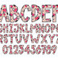 Rose Alphabet PNG Sublimation