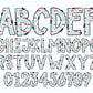 Vintage Cherries Alphabet Letters