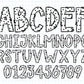 Black and White Doodle Alphabet