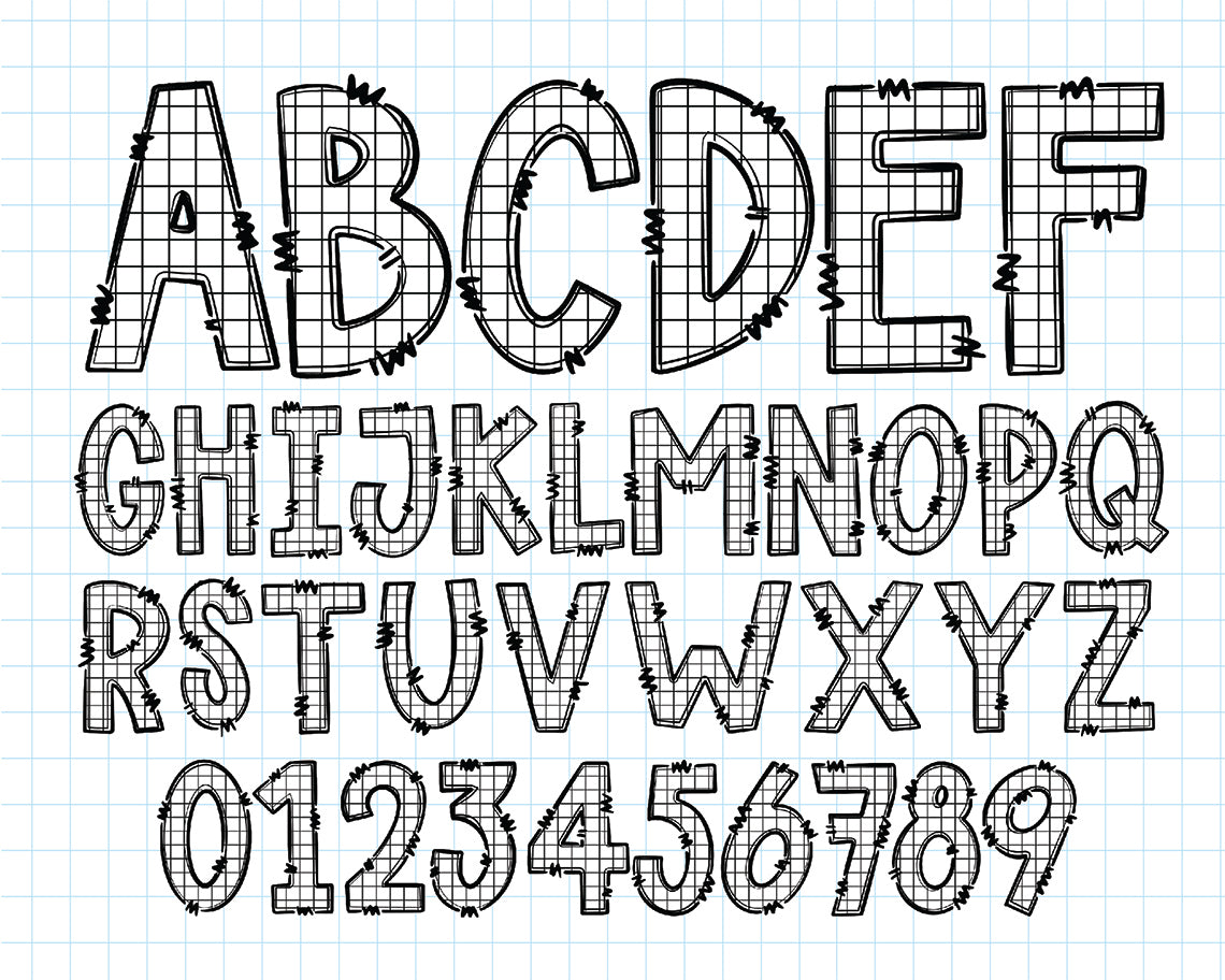 Doodle Alphabet Letters