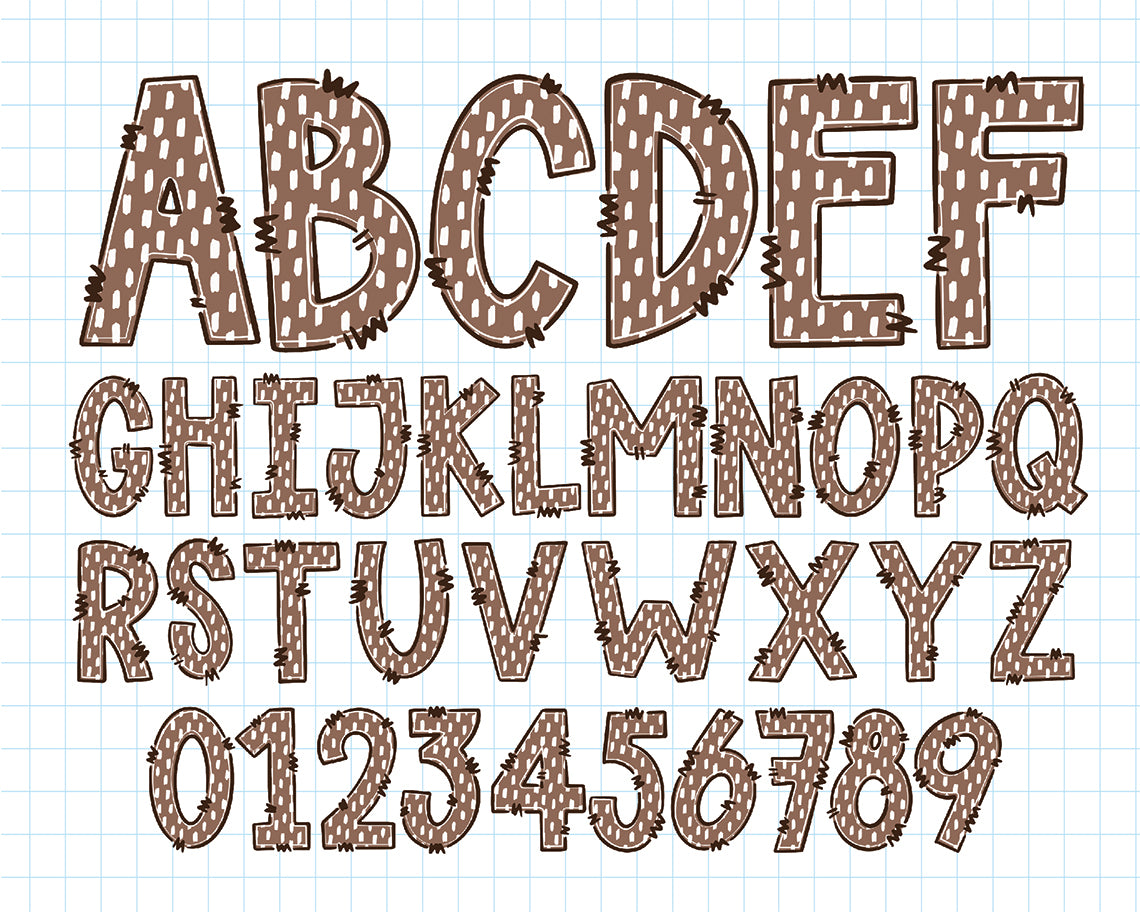 Boho Alphabet Letters