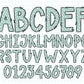 Boho Doodle Alphabet Letters